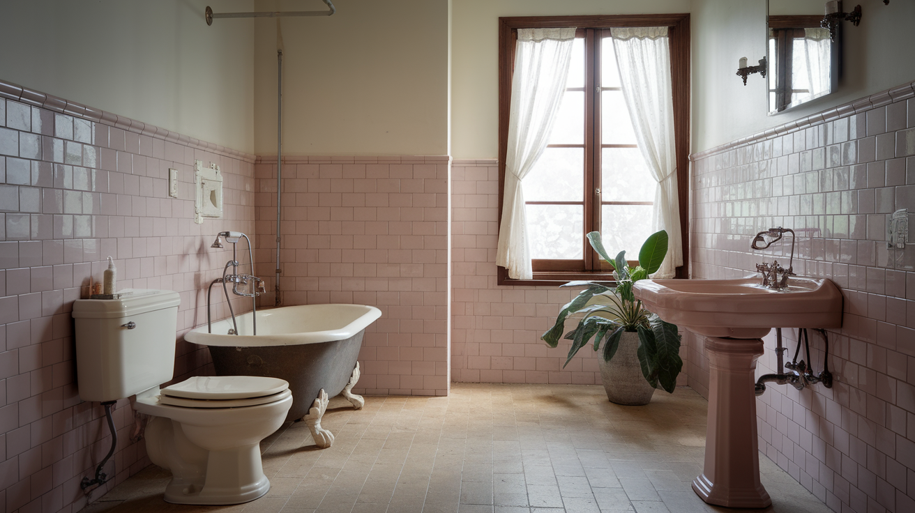 Dusty Pink Tiles