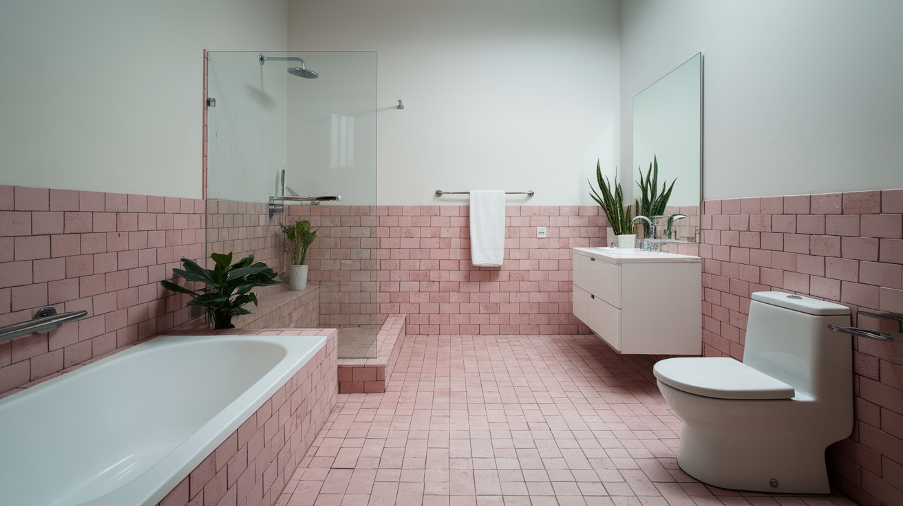 Pink Cement Tiles
