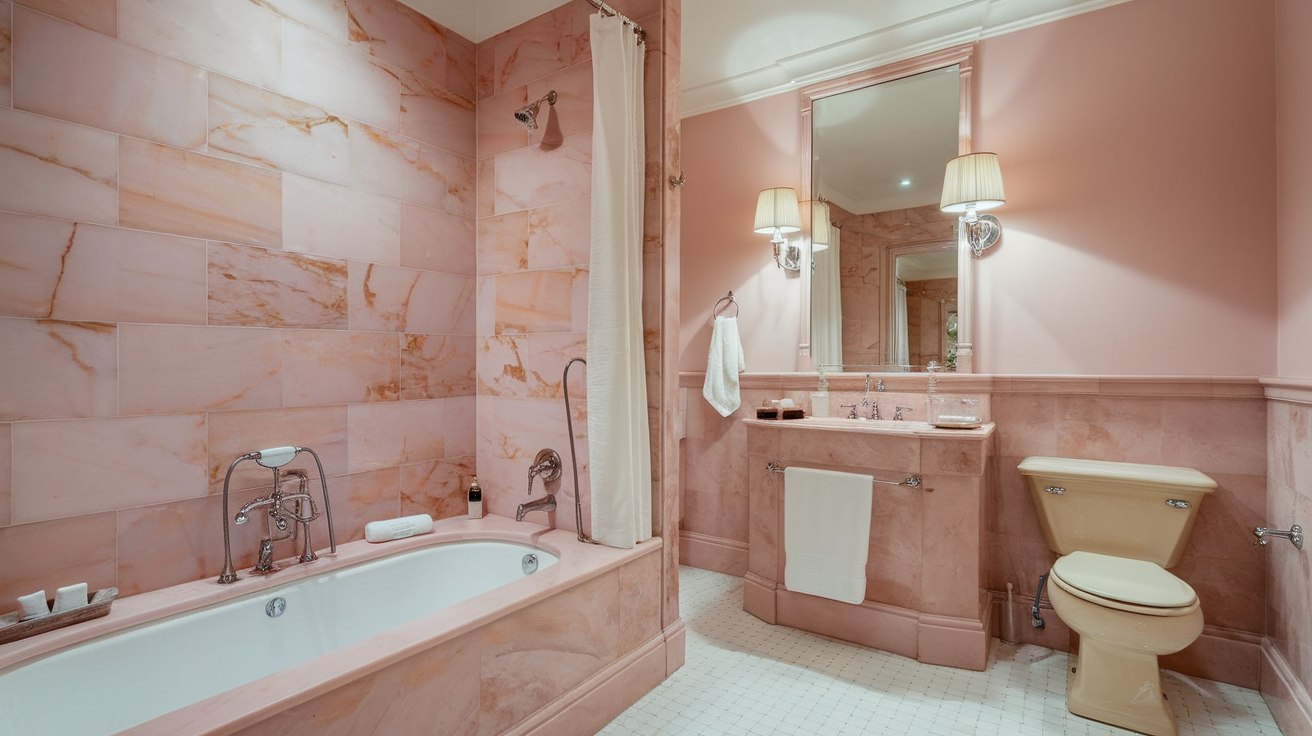 Pink Marble Tiles
