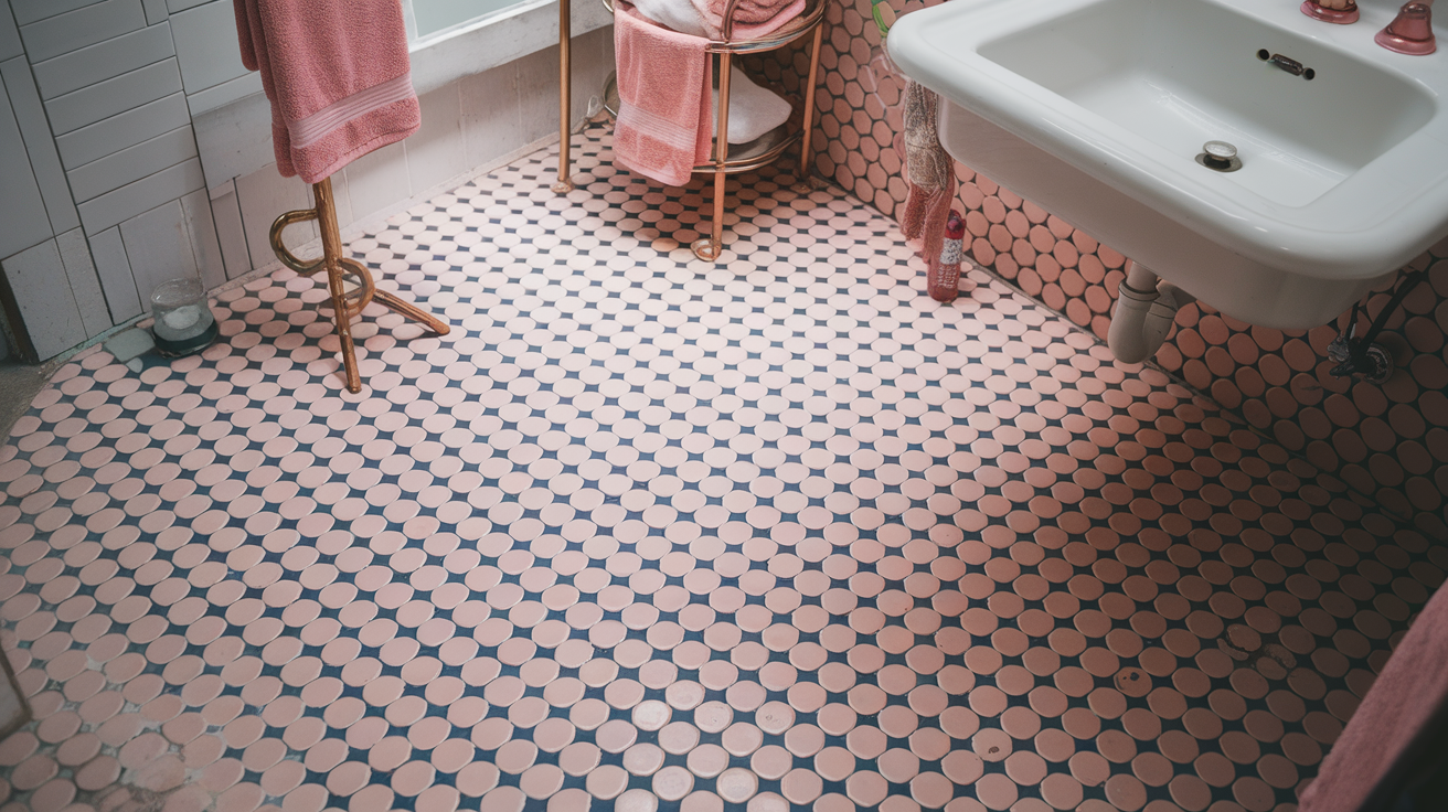 Pink Penny Tiles