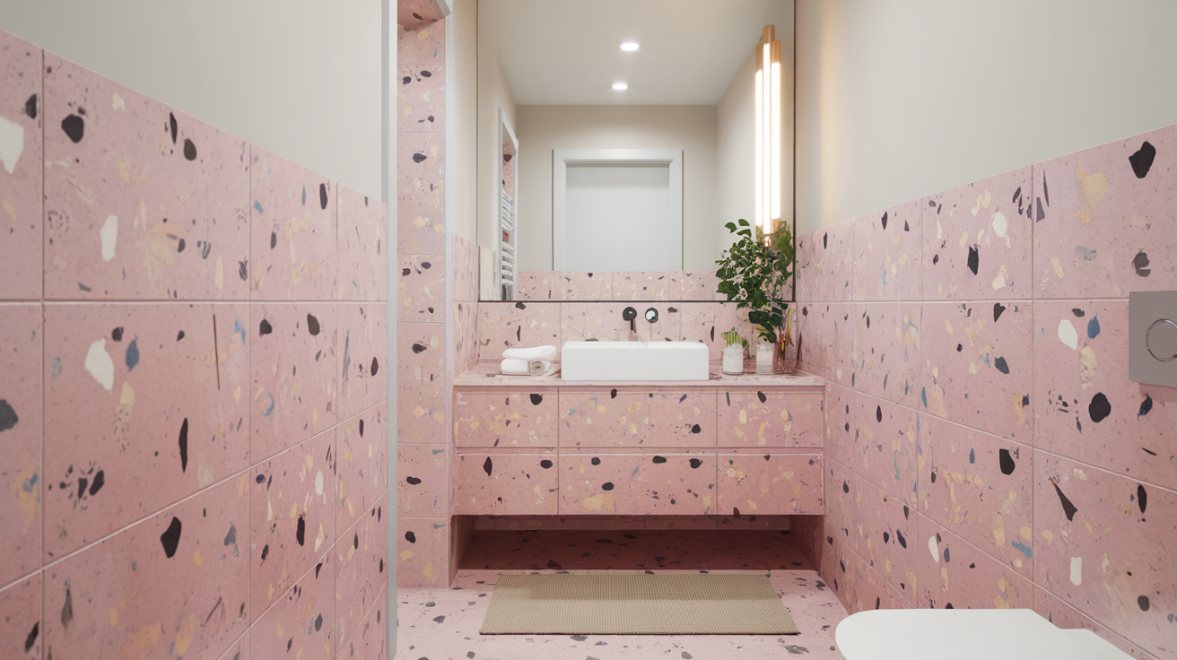 Pink Terrazzo Tiles