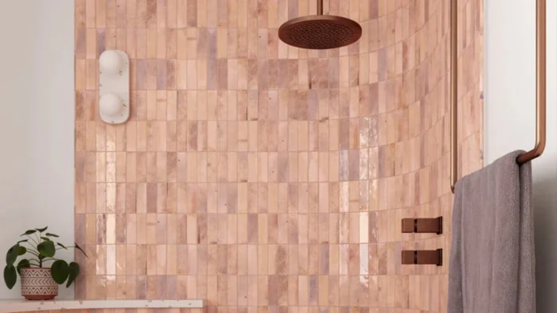 Saigon Rose Pink Brick Tiles