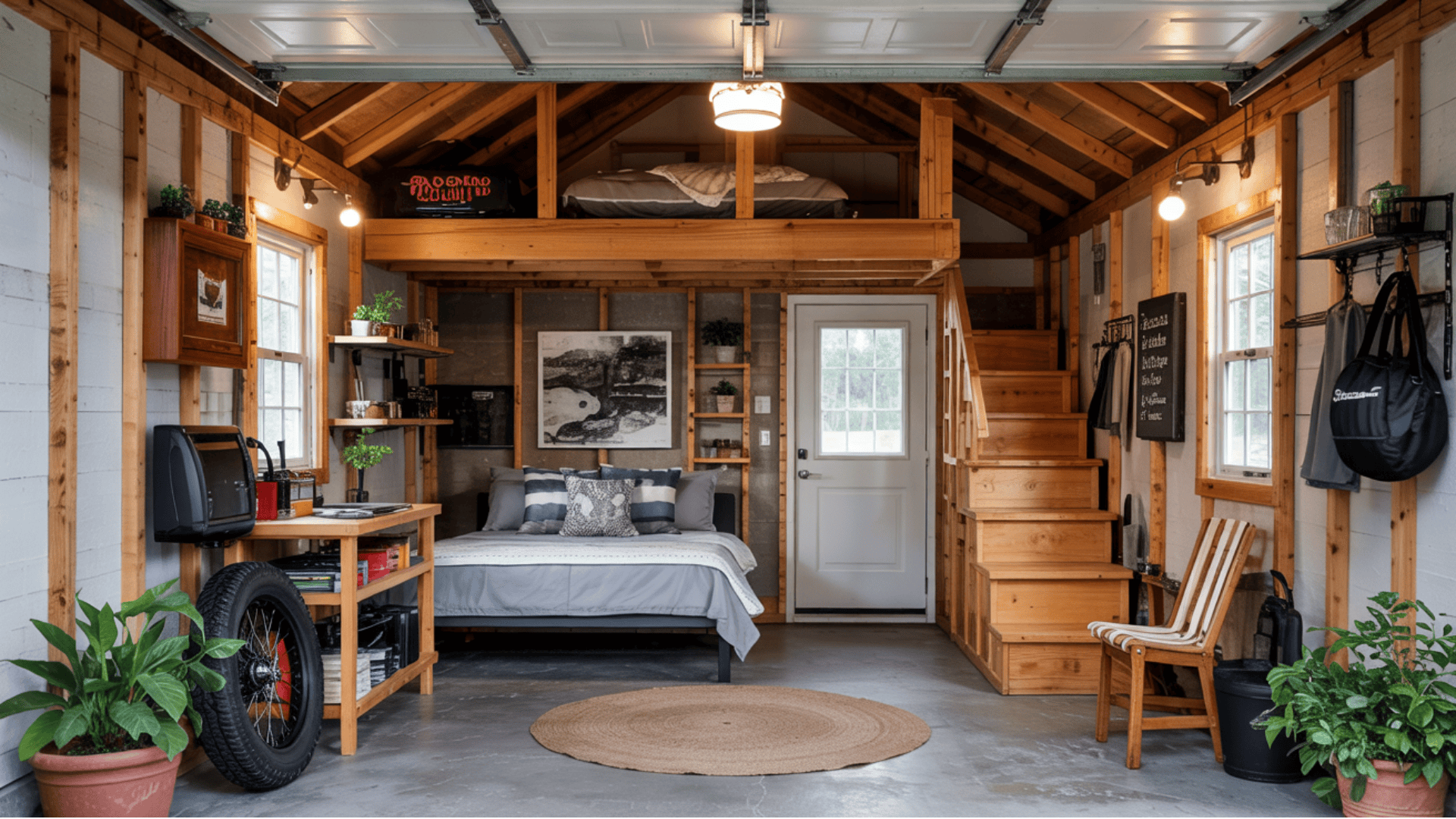 Modern Garage Loft