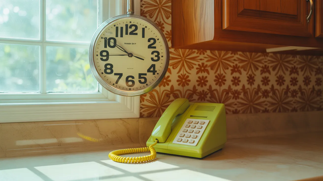 Retro Clocks and Wall Phones
